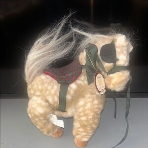 The Muffy Vanderbear collectionOatsic Plush Toy Horse with Saddle